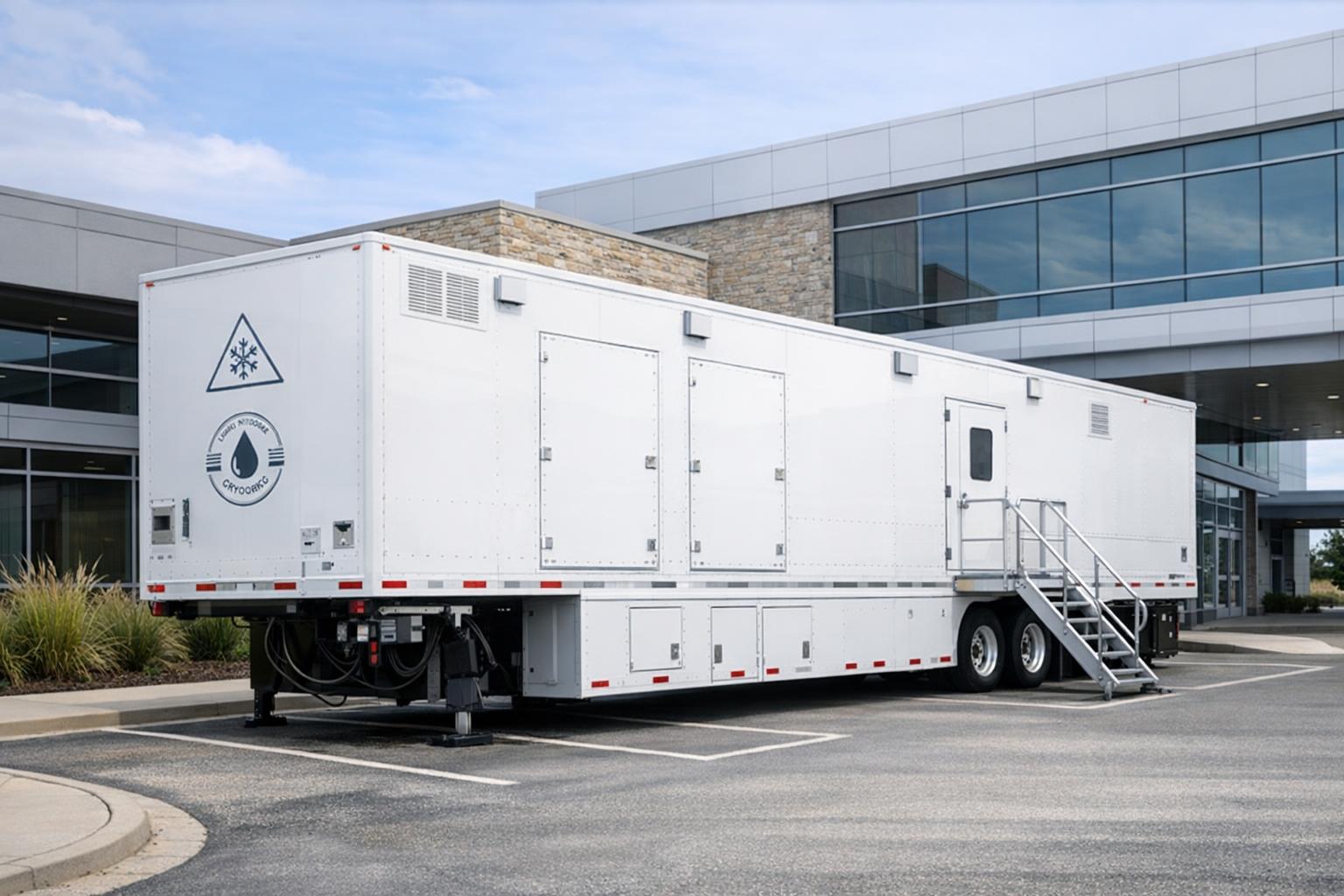 Mobile MRI trailer